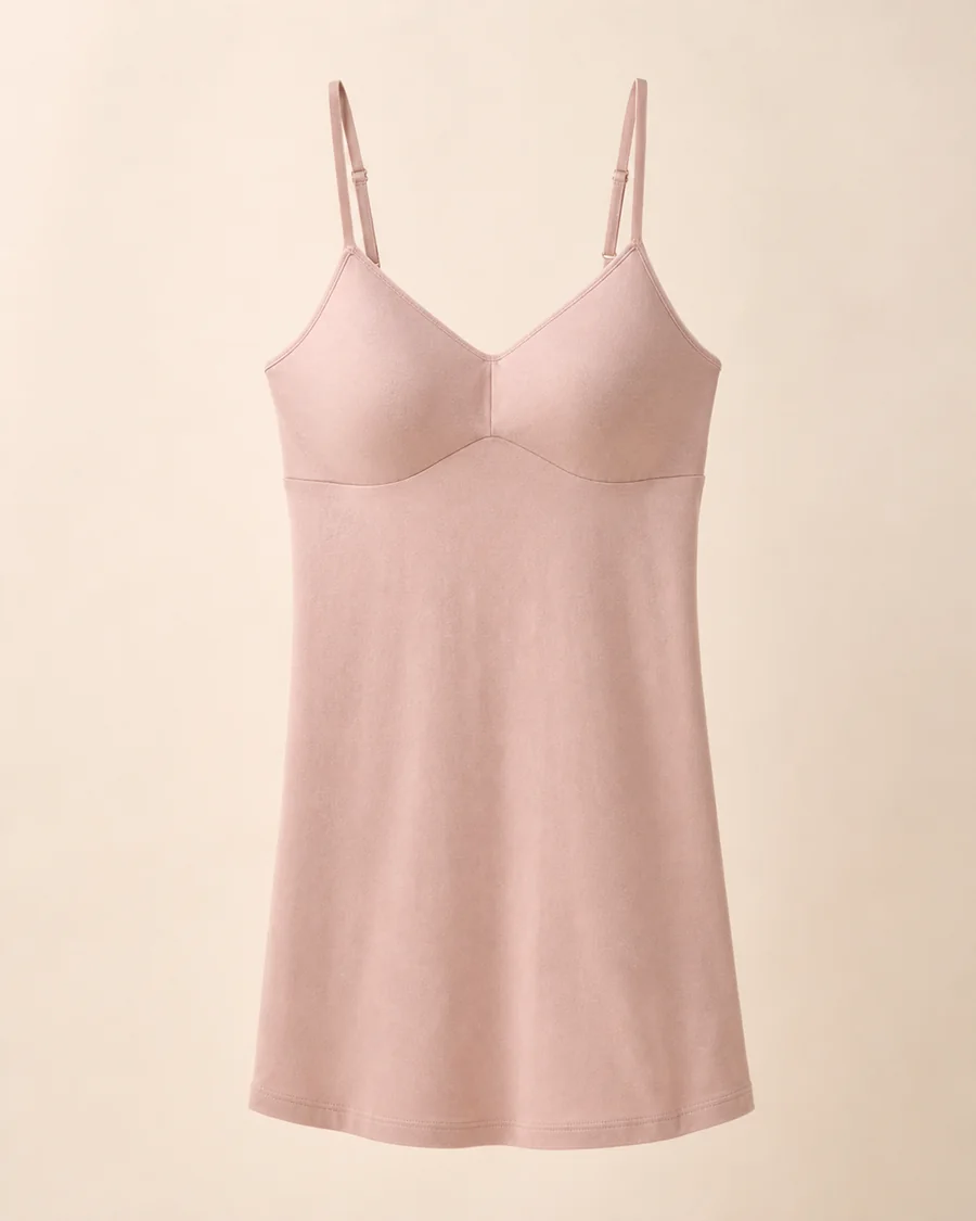 VEERAA Cotton Camisole Slip Combo
